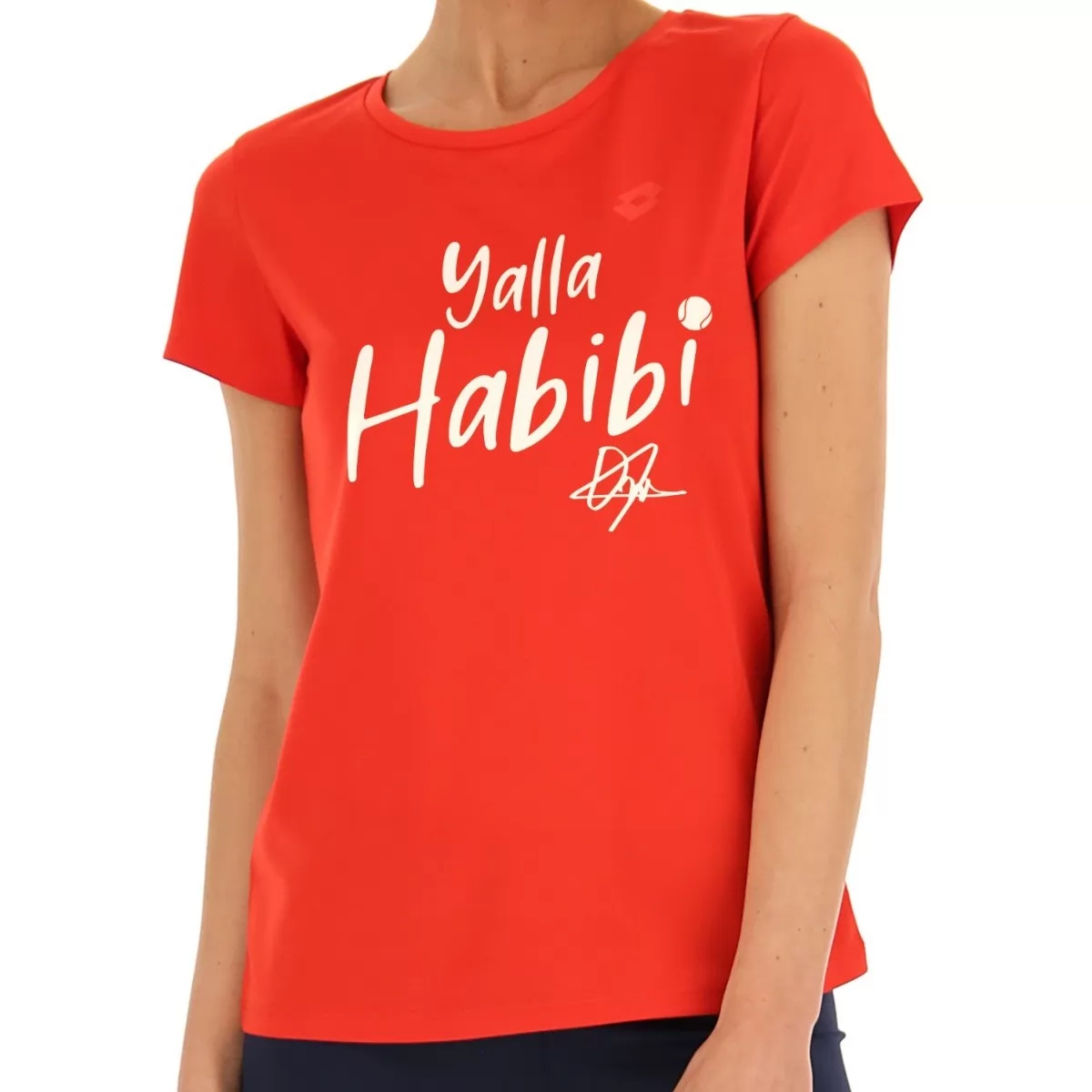 Tričko YALLA HABIBI JABEUR W červené