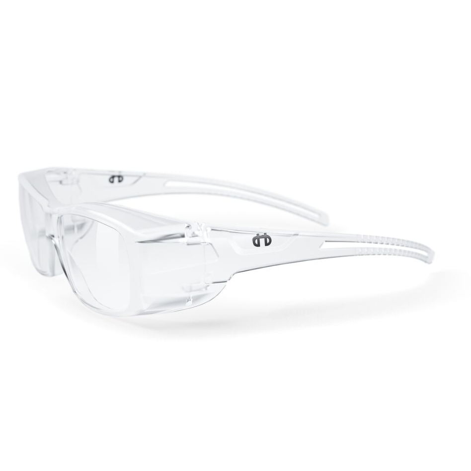 Hellberg 22030-001 Occhiali di sicurezza allo xeno OTG AF+AS trasparenti