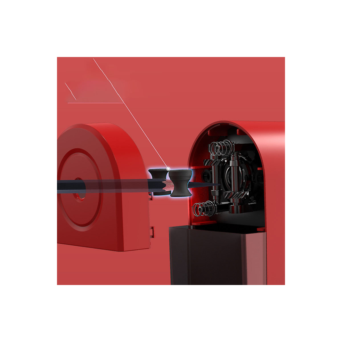 Handbetriebener Bleistiftspitzer Bleistiftspitzer Handkurbel  handbetriebener Bleistiftspitzer