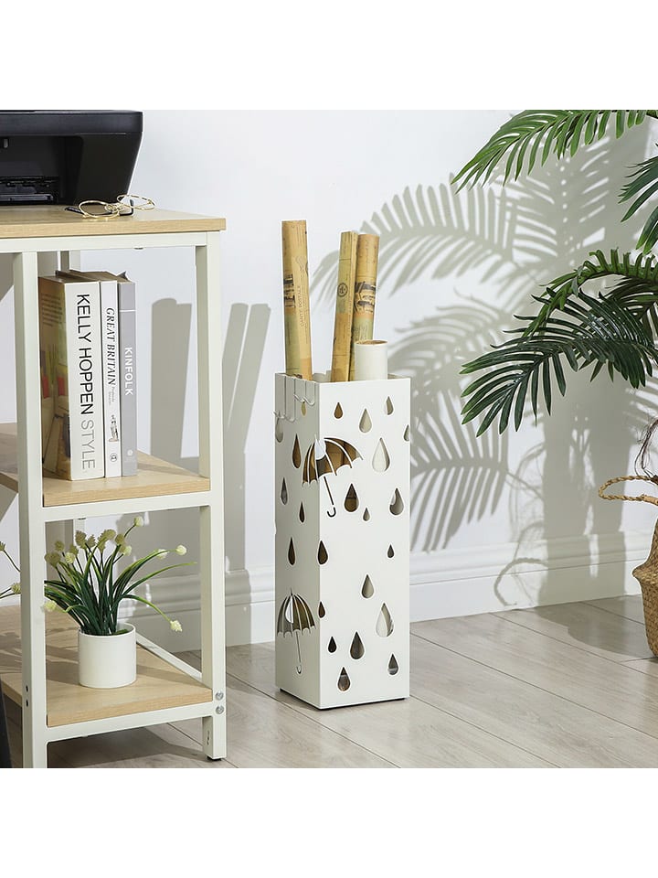 Songmics Schirmständer in Weiß - (B)15,5 x (H)49 x (T)15,5 cm günstig kaufen onesize