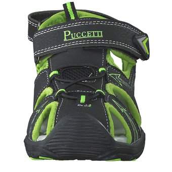 Puccetti Sandale in schwarz