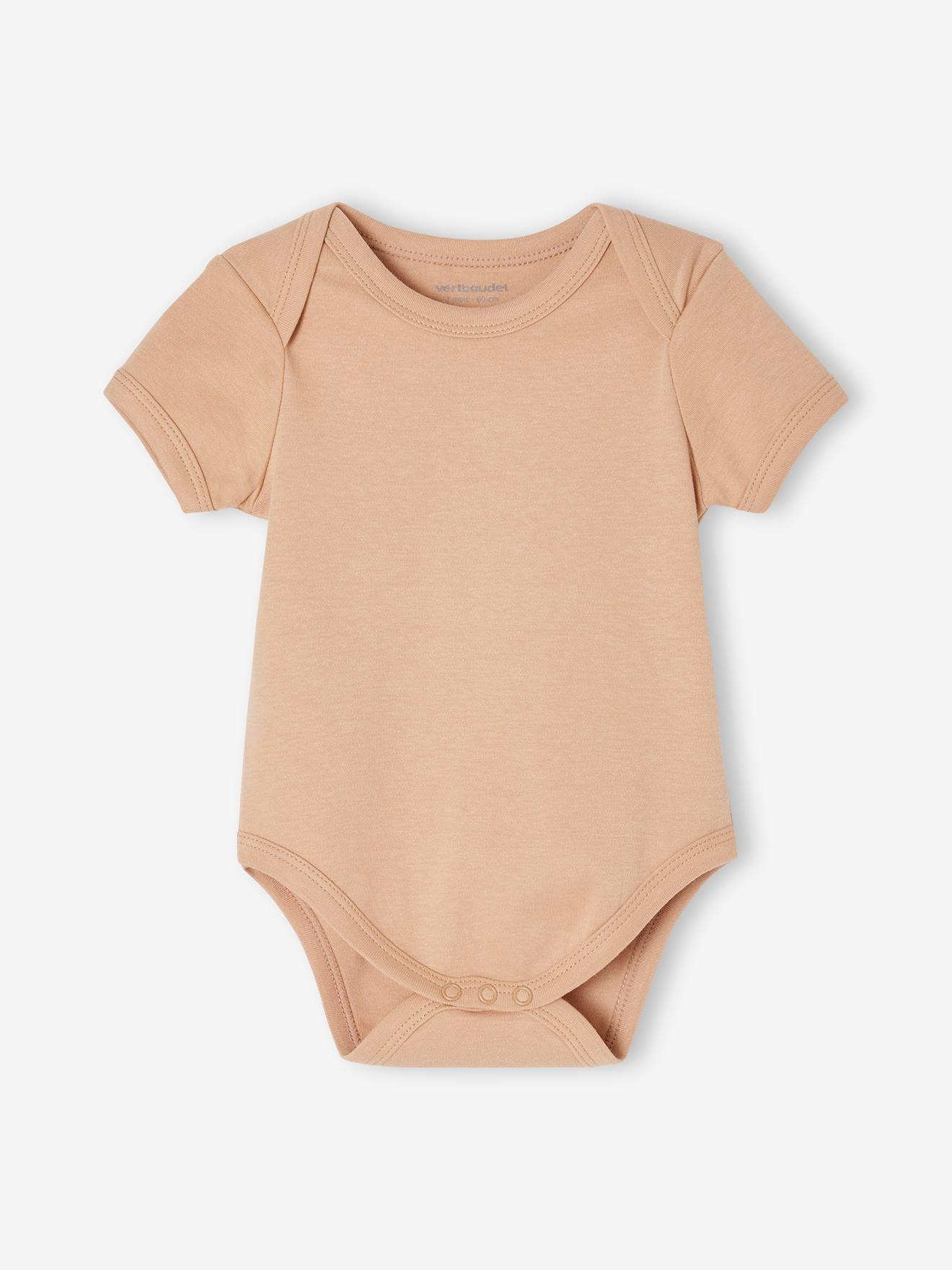 Vertbaudet 7er-Pack Baby Schlupfbodys BASICS Oeko-Tex - mehrfarbig