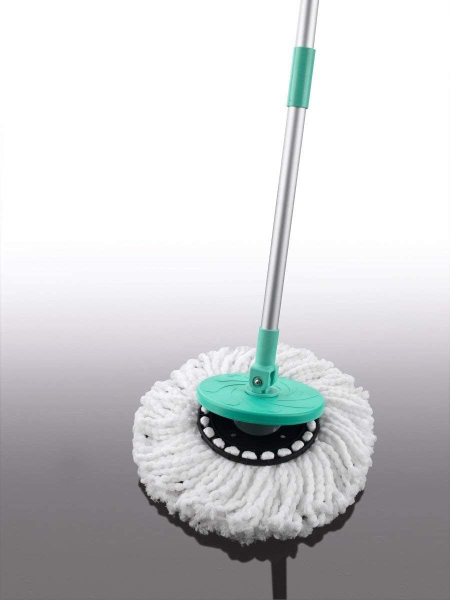 CLEANmaxx Wischmopp 2er Set Ersatz Ersatzmopp Spin Mopp, für Power 2 Kammer