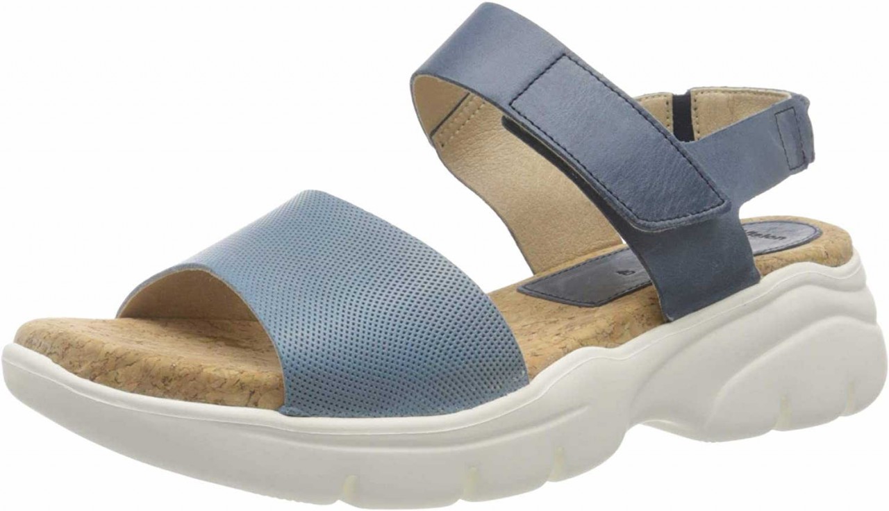 CAMEL ACTIVE Plateau Sandalen blau Vision