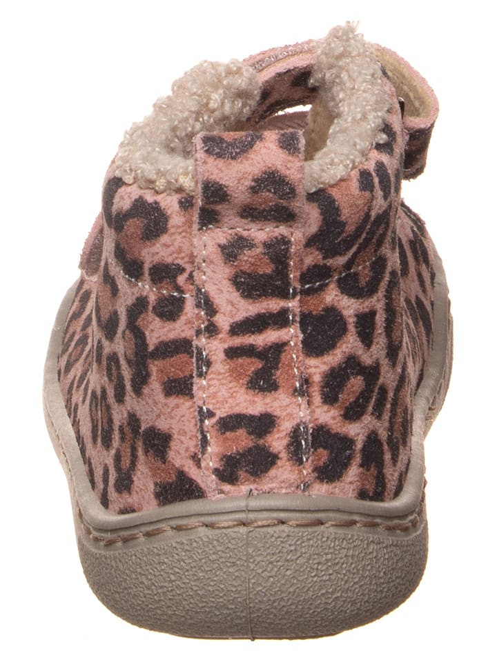 kmins Leder-Barfuß-Schnürschuh in Rosa/ Braun günstig kaufen