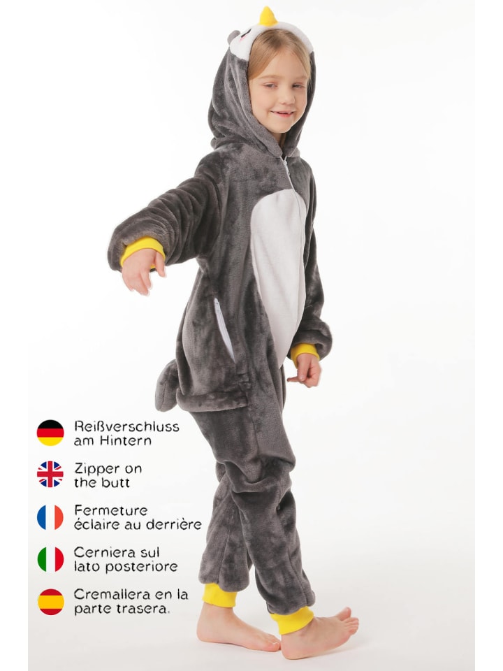 Corimori Onesie Kostüm in Schwarz/weiß günstig kaufen
