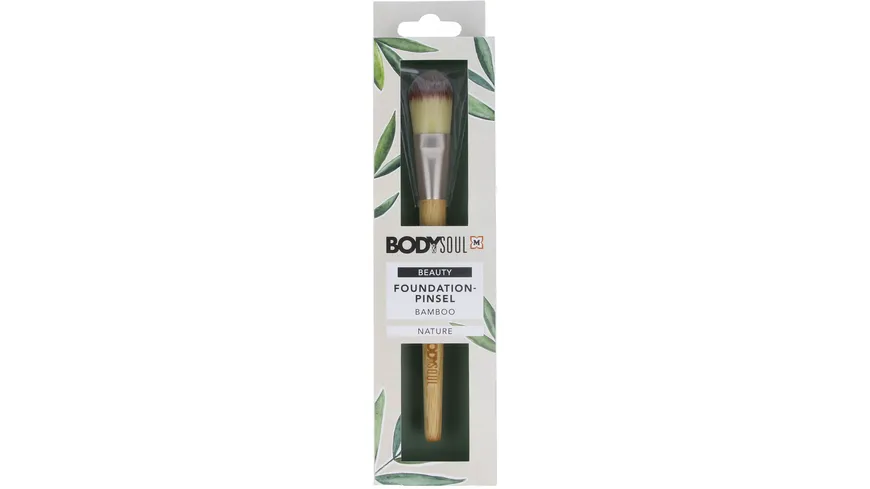 BODY&SOUL Foundationpinsel Bamboo Line natur