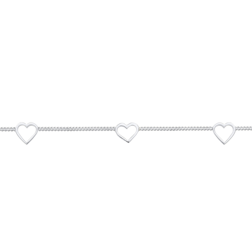 Elli Elli Collier Choker Herz Cut Out Liebe Romantik 925 Silber collier