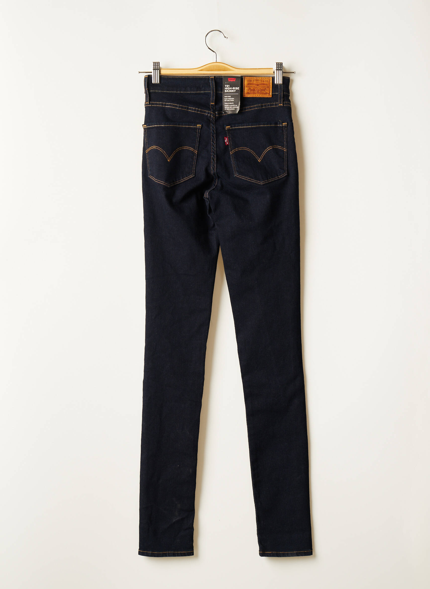 Levis Jeans Skinny Femme couleur bleu