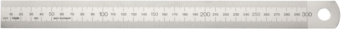 Vogel 1018010050 Χάρακας από ανοξείδωτο ατσάλι 500x30x1.0mm Τύπος A= mm/mm