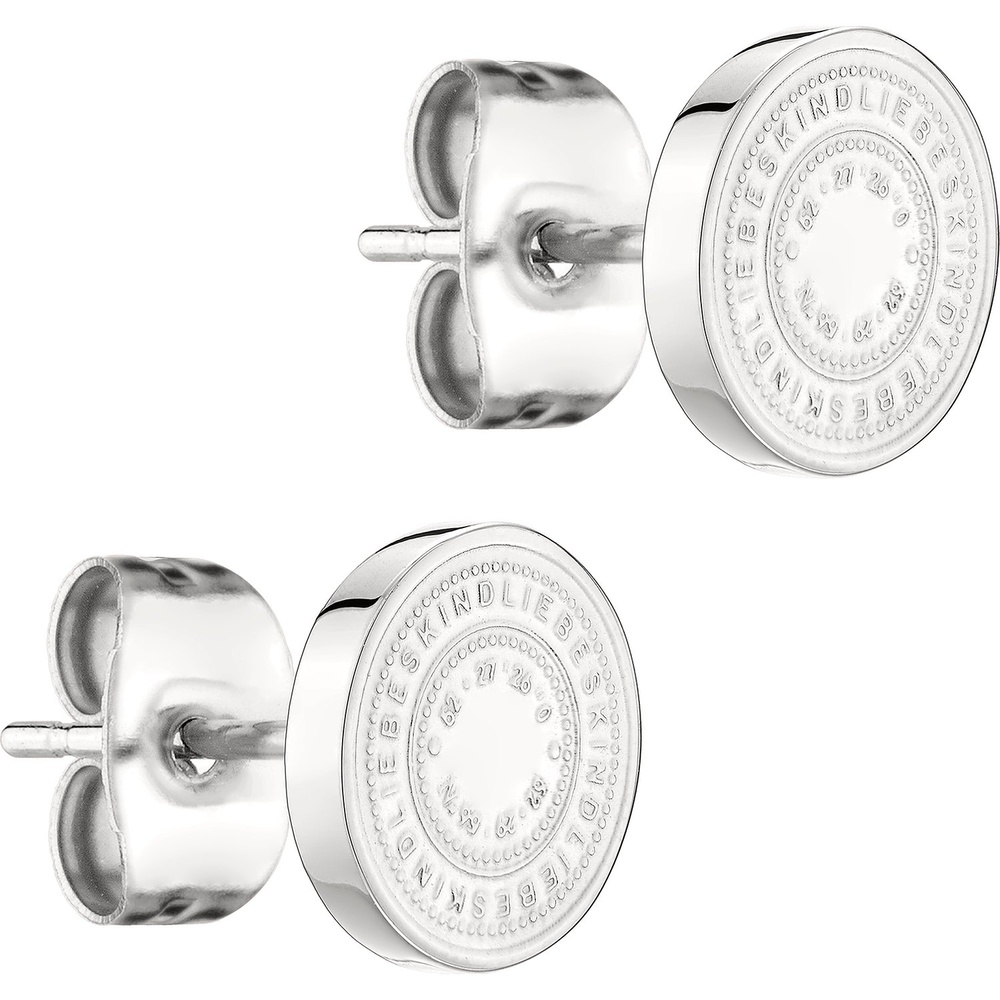 Liebeskind Boucles d'oreilles à fermoir à poussette Acier inoxydable Boucles d'oreilles