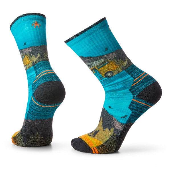 Smartwool - Hike Light Cushion Great Excursion Print Crew - Wandersocken