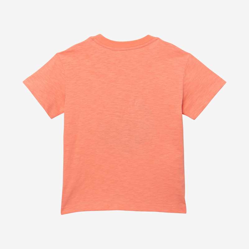 T-shirt garçon message abricot orange Catimini