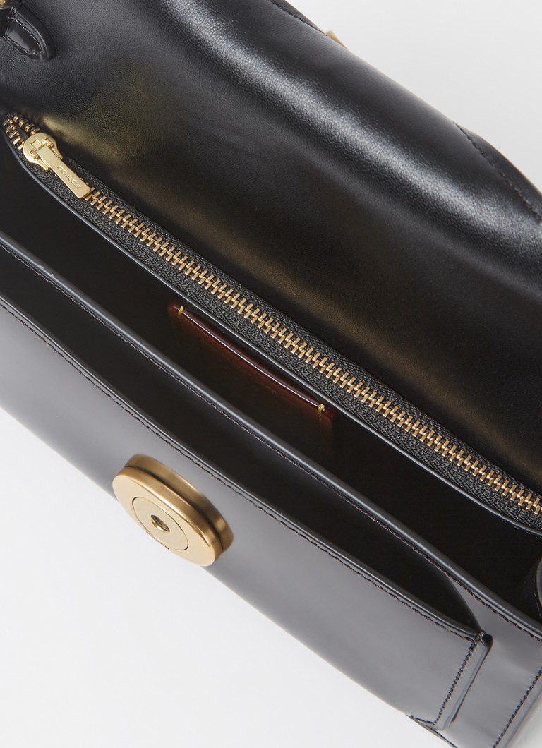 Coach Tabby patent leather clutch with detachable shoulder strap
