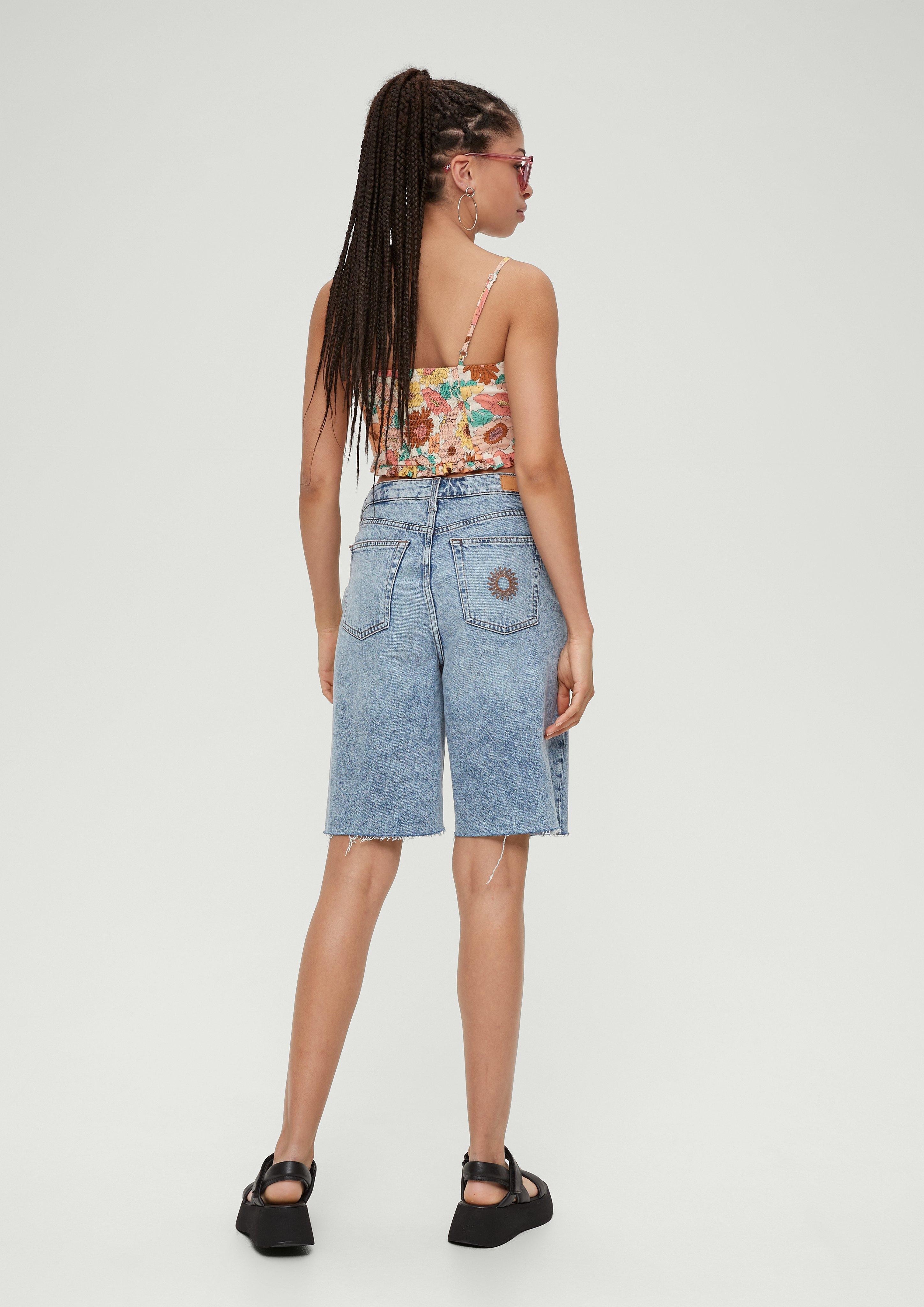 Jeans-Bermuda Mom / Relaxed Fit / High Rise / Straight Leg  2131083-55Z2