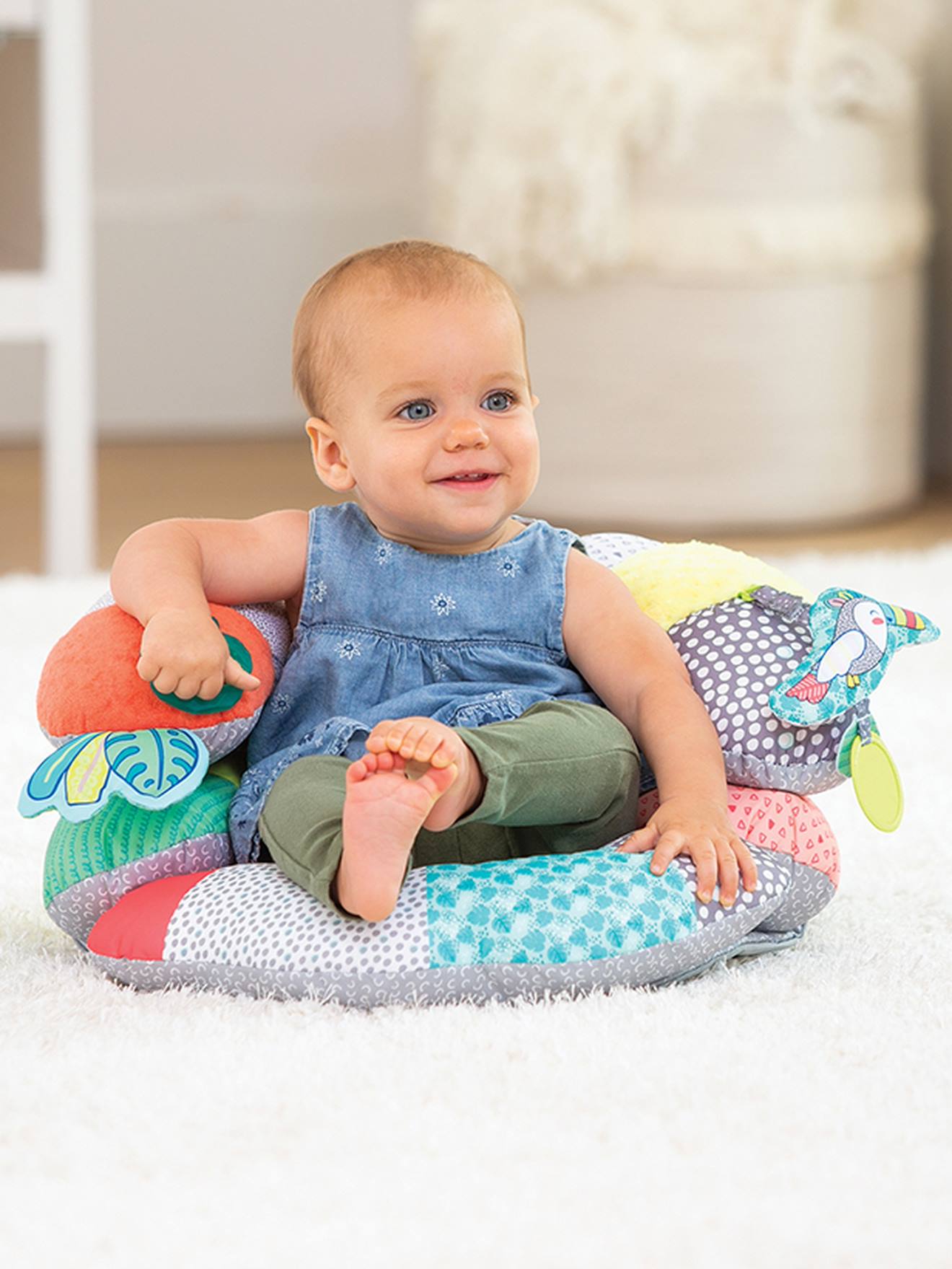 Infantino Baby 2-in-1-Spielkissen INFANTINO - mehrfarbig