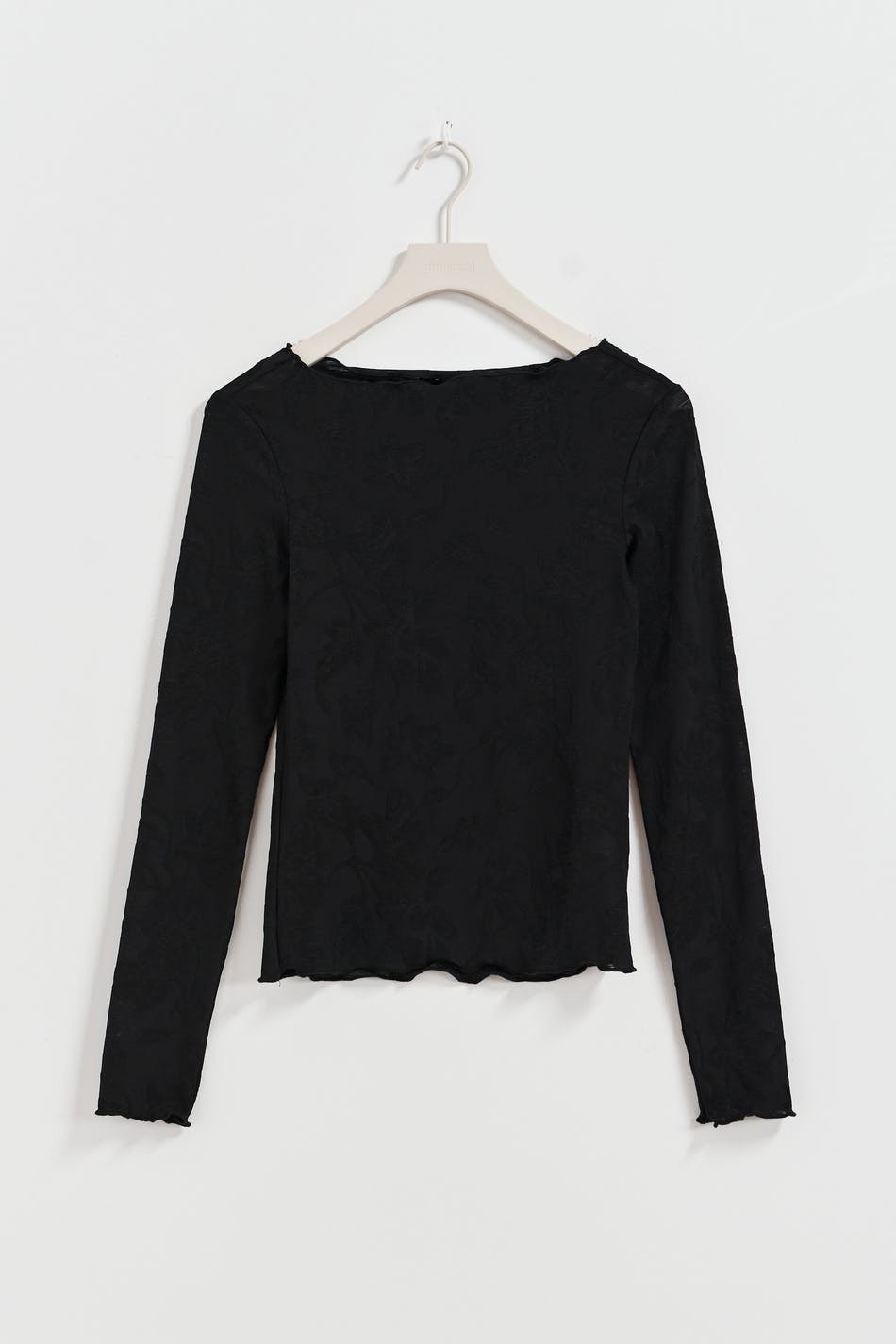 Floral boatneck top