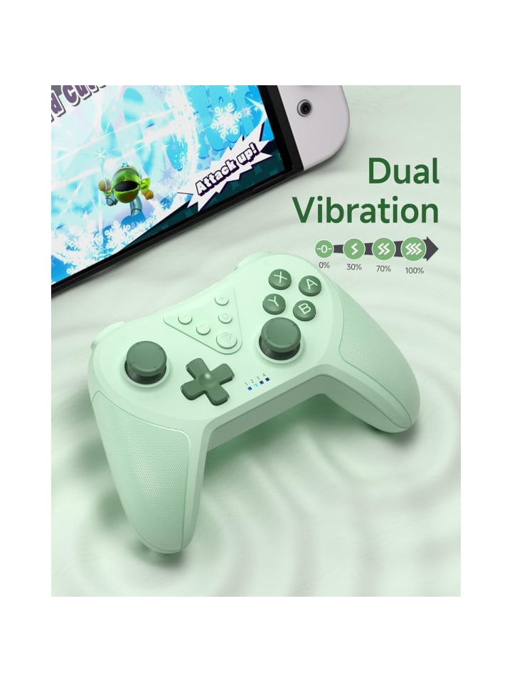 COFI 1453 Wireless Controller Switch, Bluetooth Controller in Grün günstig kaufen 1