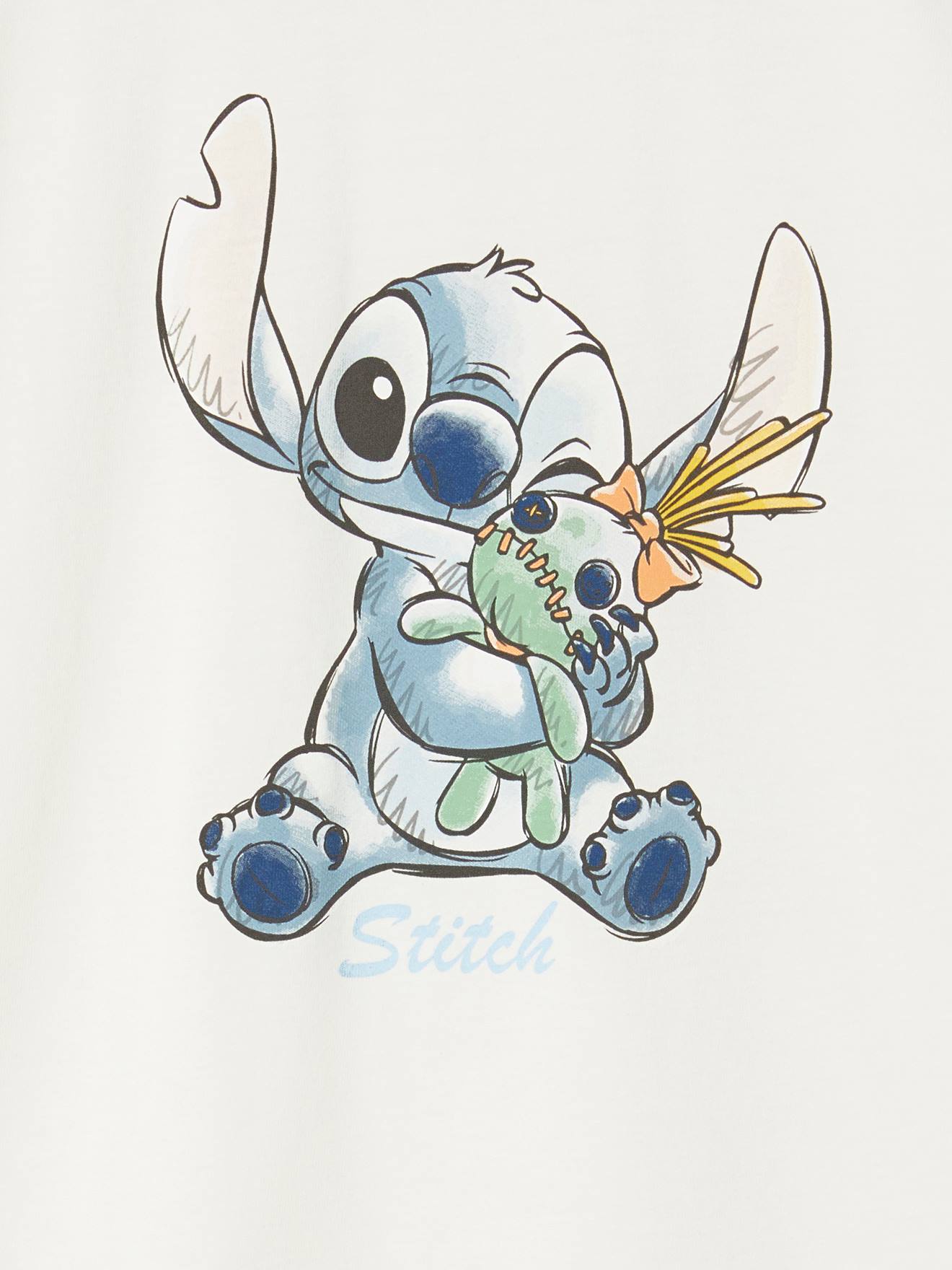 Lilo & Stitch Kurzer Mädchen Schlafanzug LILO & STITCH - graublau