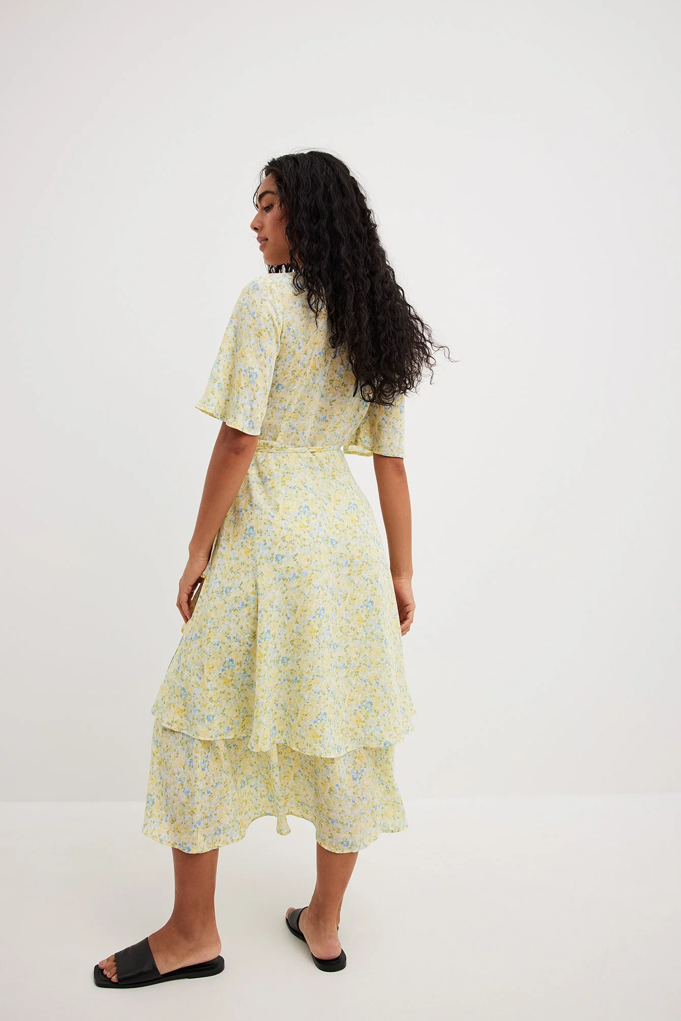 Chiffon Midikleid