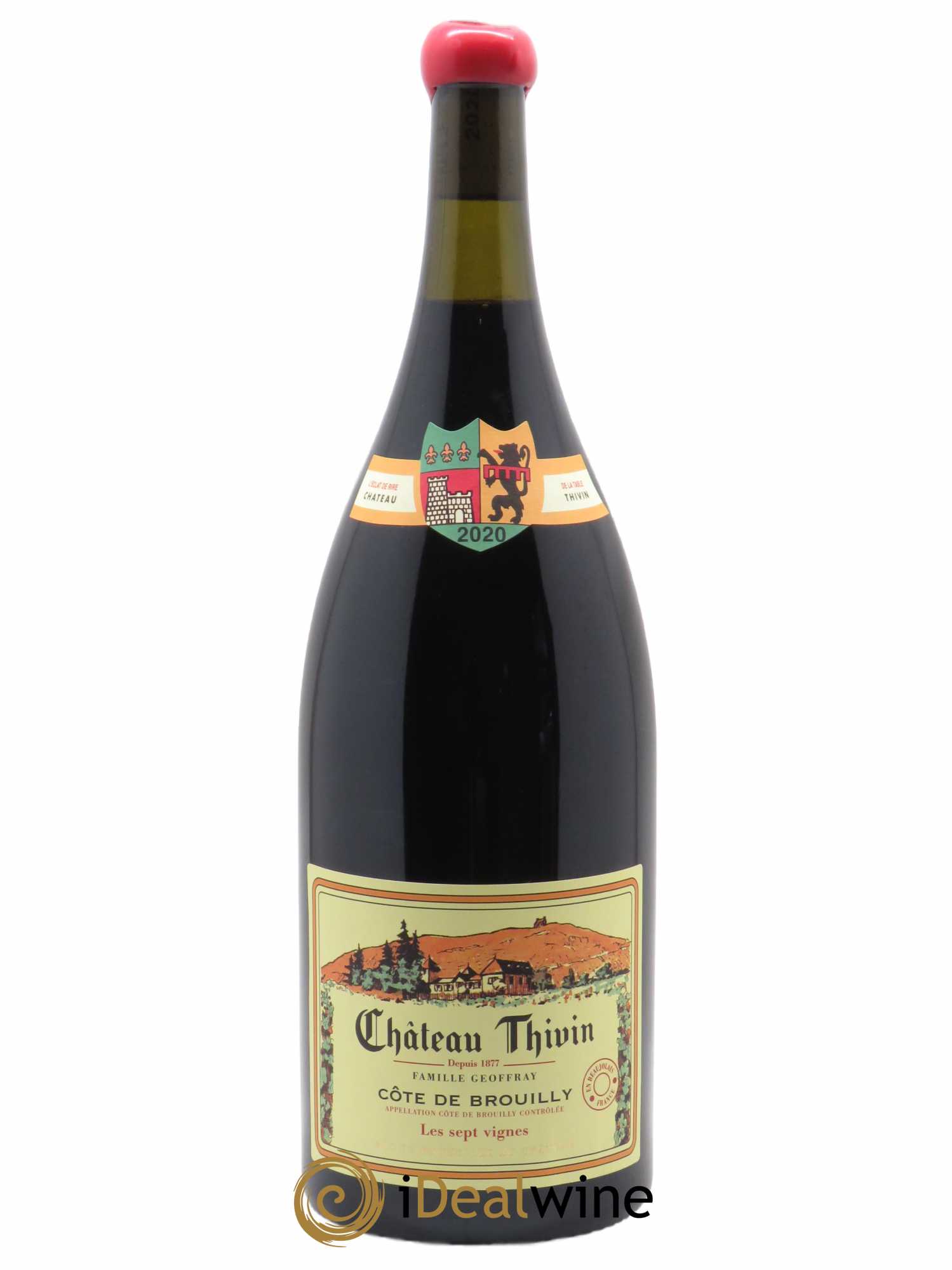 Côte de Brouilly Les 7 Vignes Château Thivin  2020 - Lot de 1 Magnum
