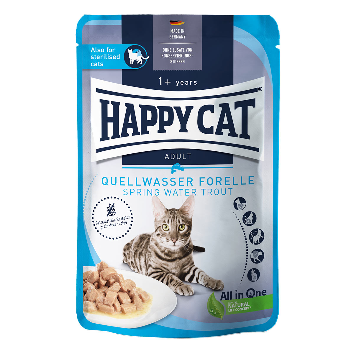 Happy Cat Meat in Sauce Quellwasser Forelle kaufen bei ZooRoyal