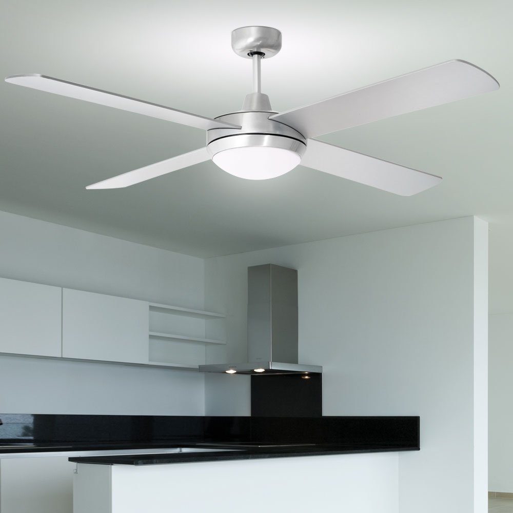 etc-shop Deckenventilator, Smart RGB LED Decken Ventilator FERNBEDIENUNG Timer Luft