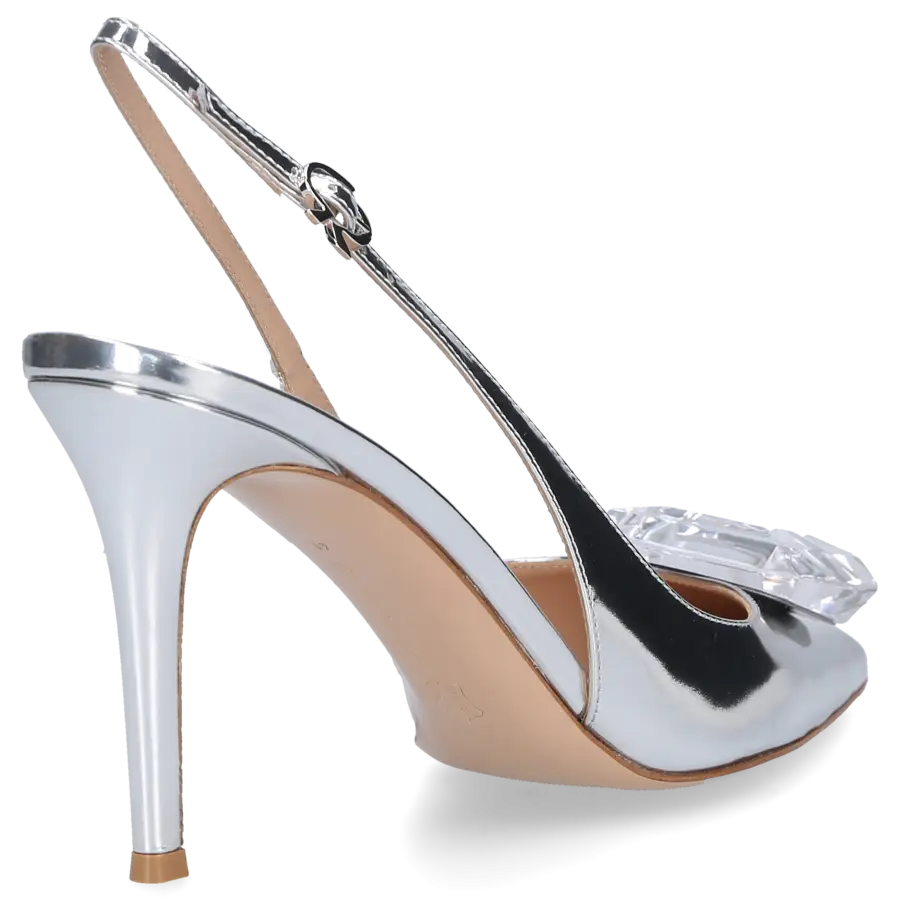 Gianvito Rossi - Slingpumps JAIPUR Lackleder - grau