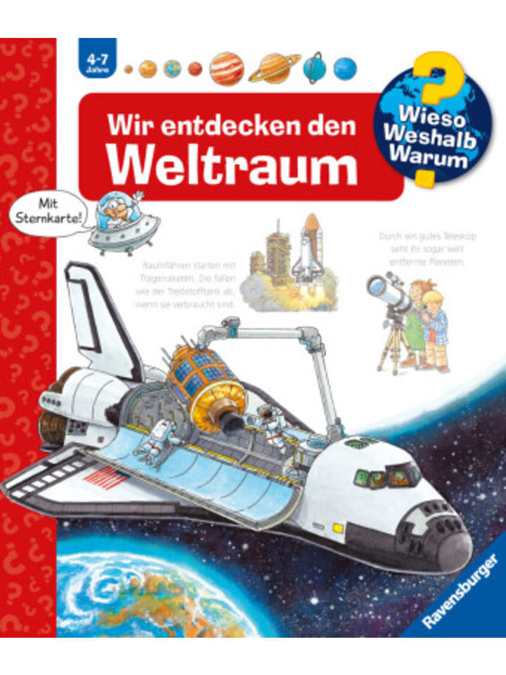 Ravensburger Verlag GmbH Buch - Wieso? Weshalb? Warum?, Band 32 - Wir entdecken den Weltraum günstig kaufen onesize