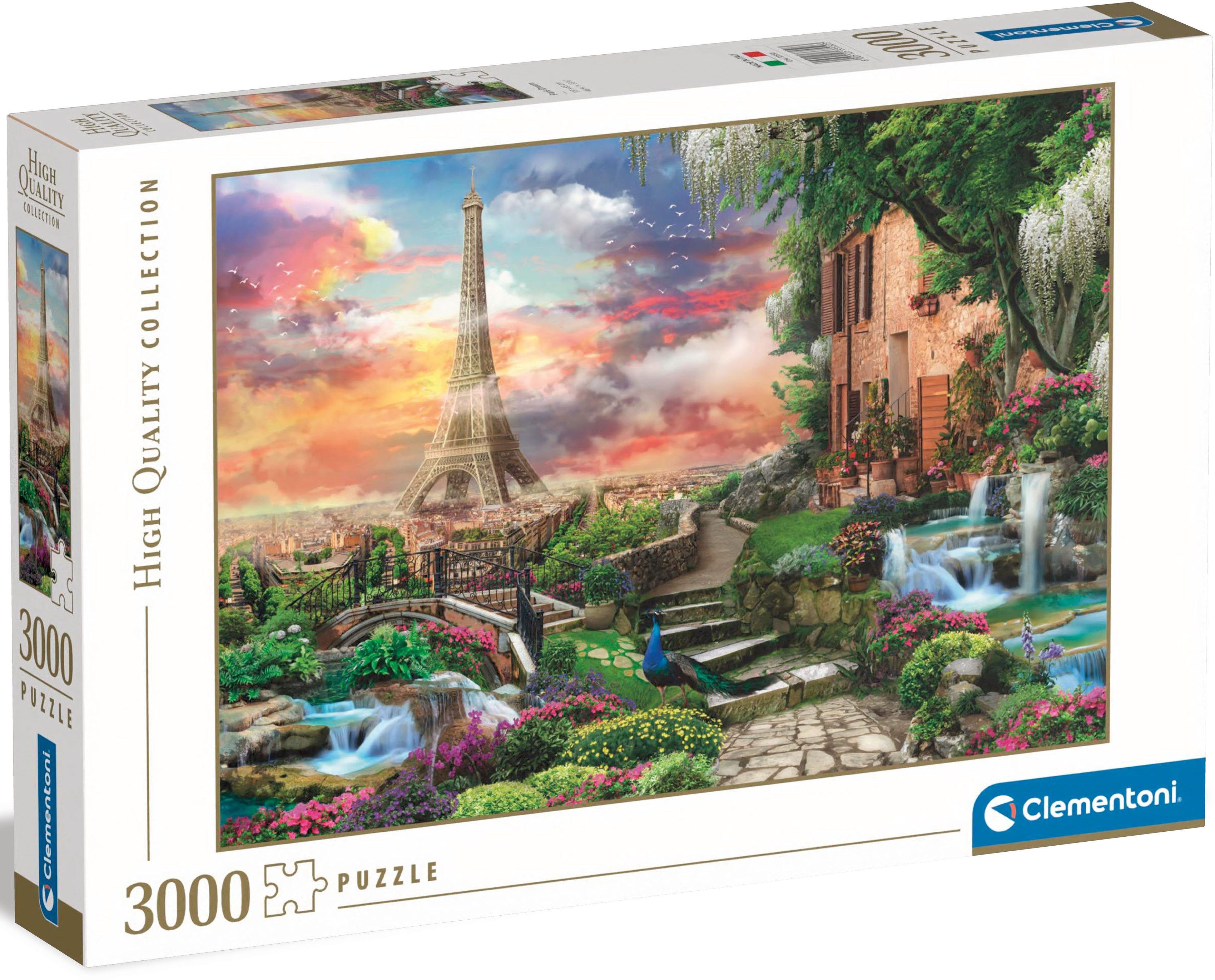 Clementoni® Puzzle High Quality Collection, Traumhaftes Paris, 3000 Puzzleteile, Made in Europe, FSC® - schützt Wald - weltweit