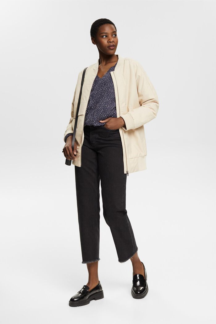 Bluse mit Muster, LENZING™ ECOVERO™