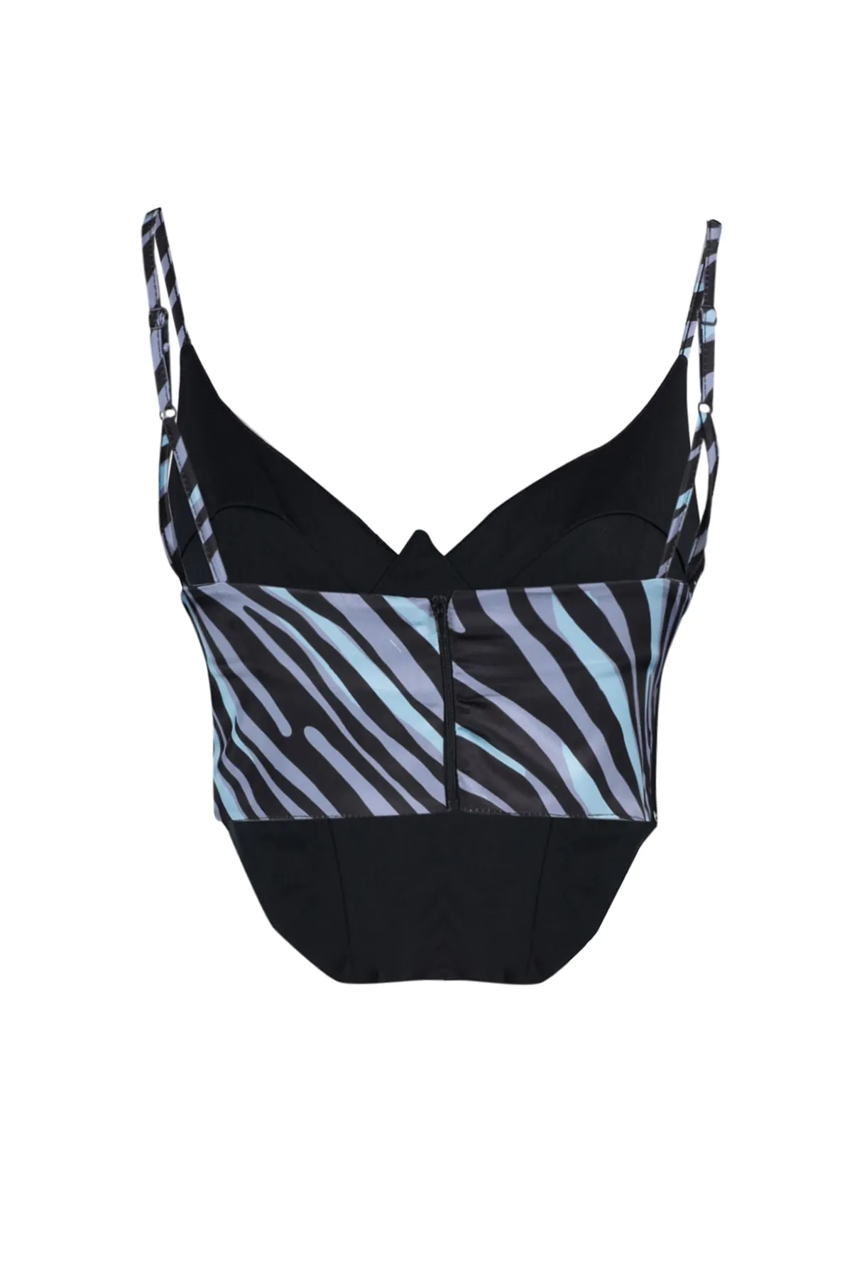 Trendyol Collection  Mehrfarbiges, detailliertes Bustier mit Bügeln TPRAW23BS00004