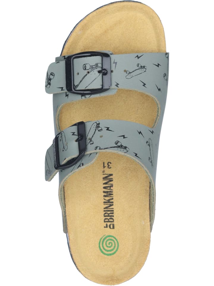 Dr. BRINKMANN Klassische Pantoletten in khaki günstig kaufen