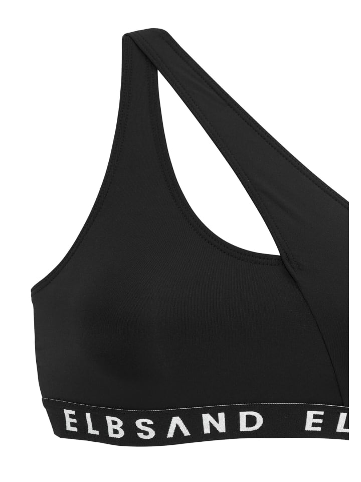 ELBSAND Bustier-Bikini in schwarz günstig kaufen