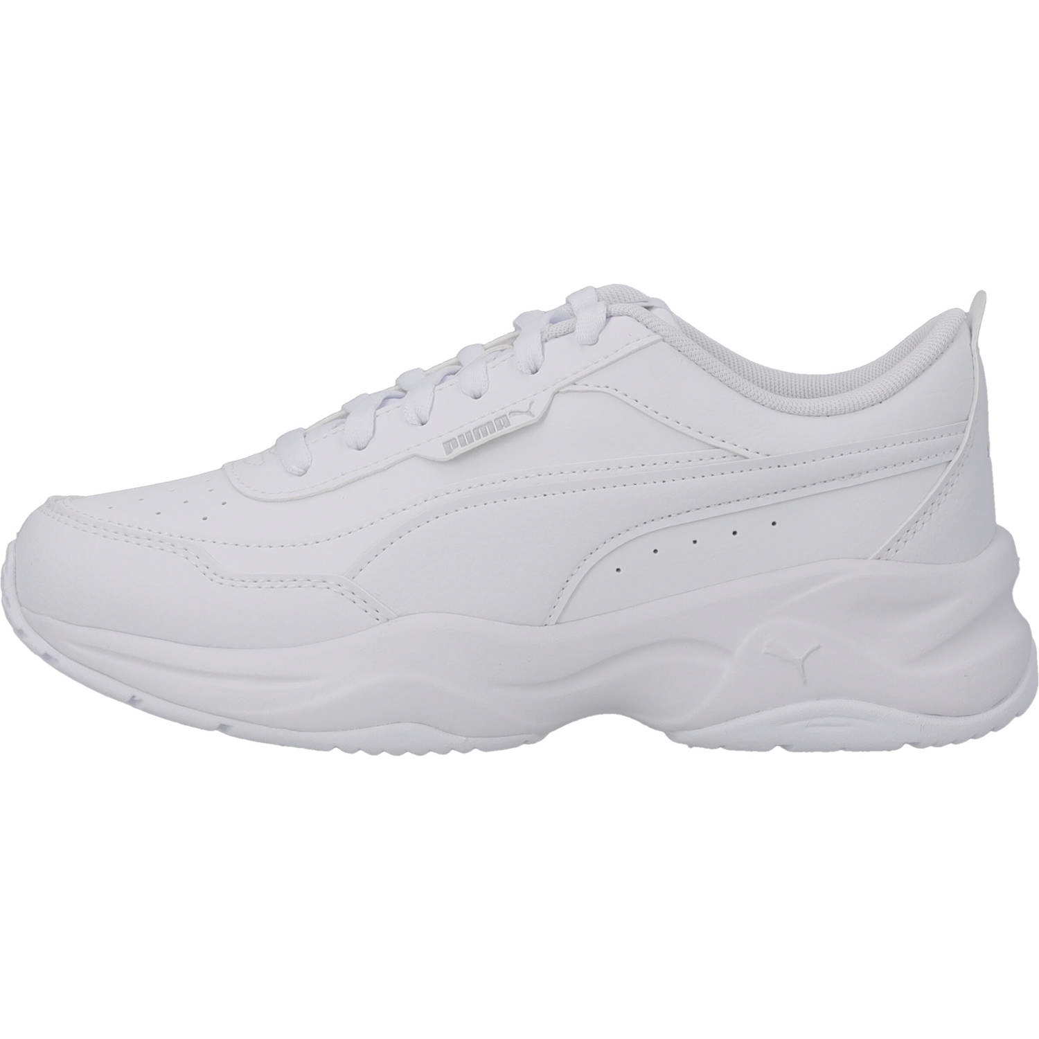 Puma Cilia Mode 371125, Sneakers Low, Damen, Weiß (Puma White-Puma Silver)