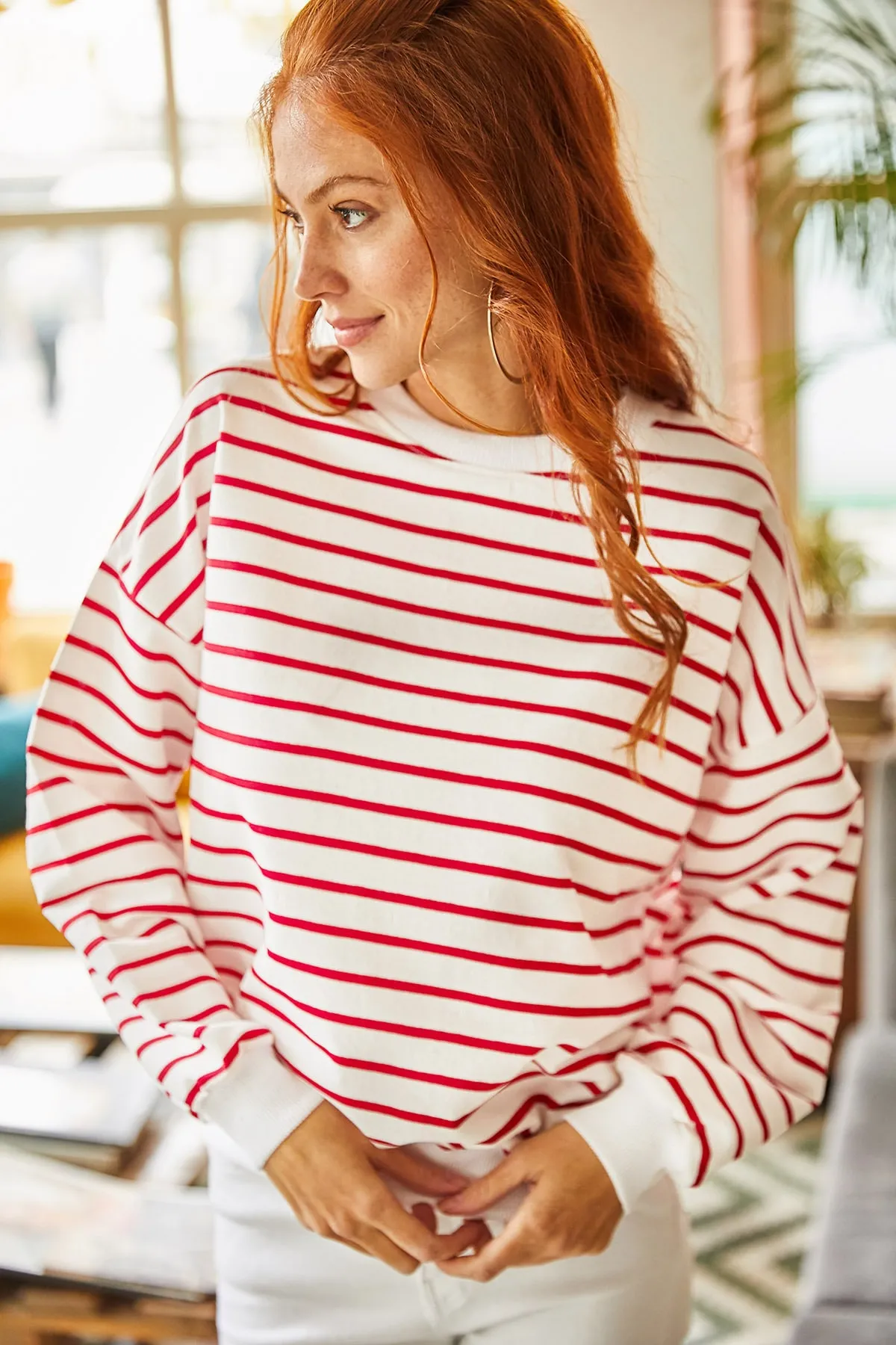 Olalook  Sweatshirt - Mehrfarbig - Oversized