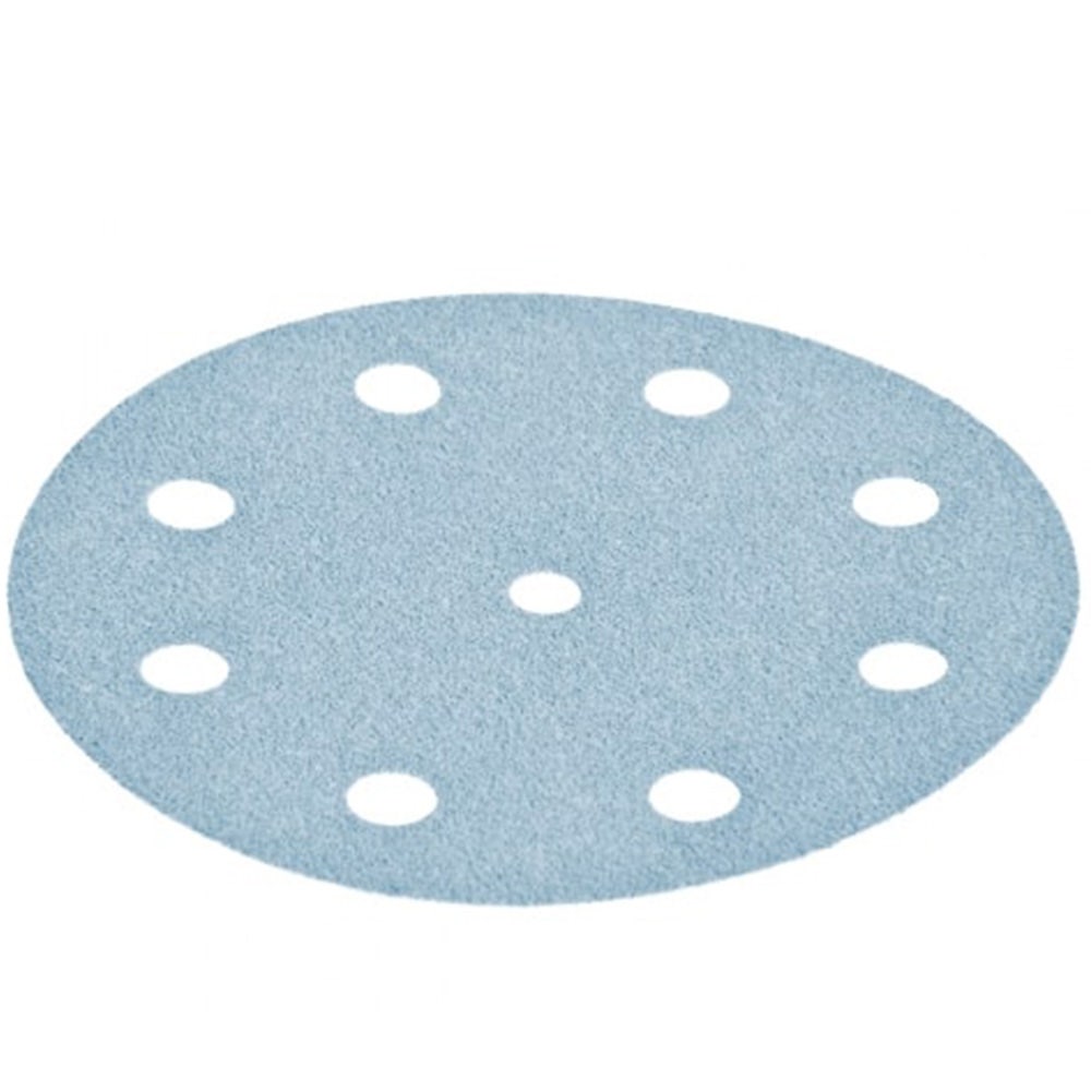 Disco de lixa Festool Granada de 125 mm, grão 120, 9 furos, pacote com 10 unidades. 497148