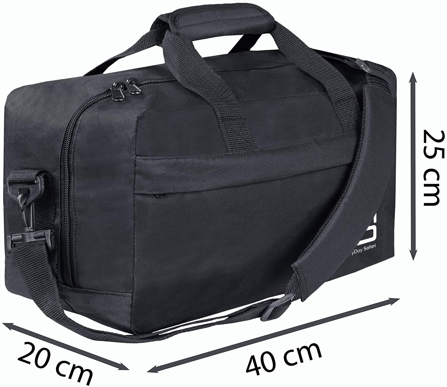 EveryDay Safari Reiserucksack Handgepäck Reisetasche für Ryanair, Eurowings etc. 40x20x25cm 20L, Leicht und einfach