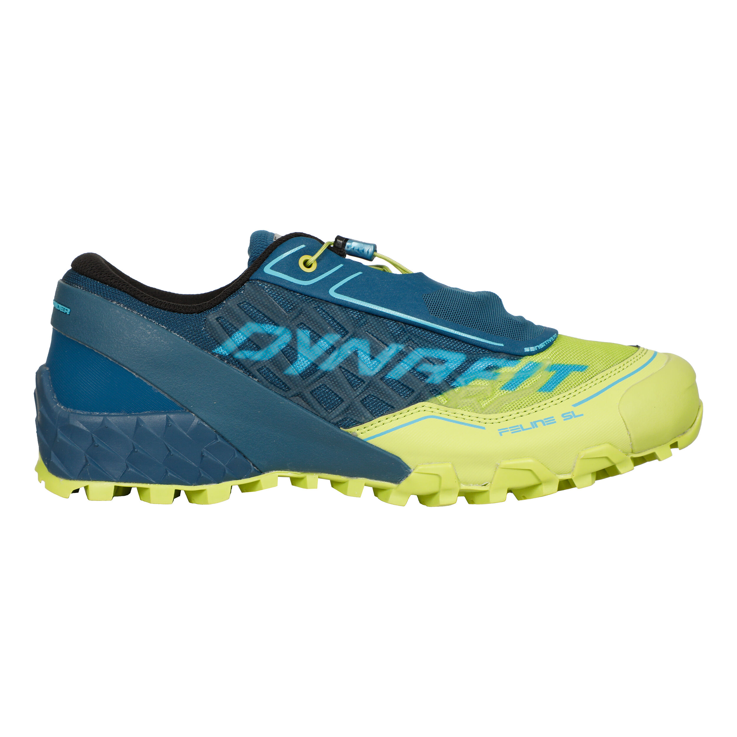 Feline SL Trailschuh Herren - Dunkelblau, Neongrün