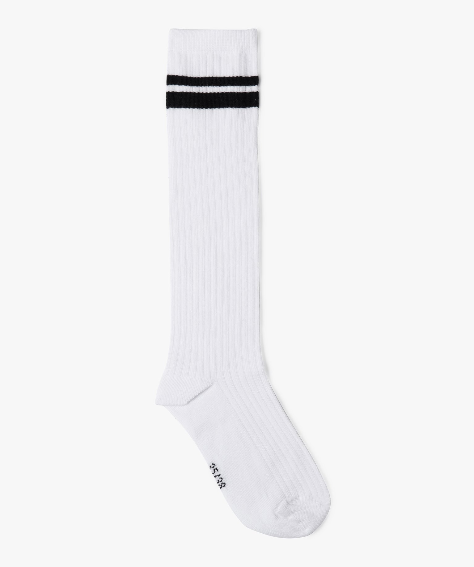 Chaussettes de sport à tige montante enfant rouge | GEMO