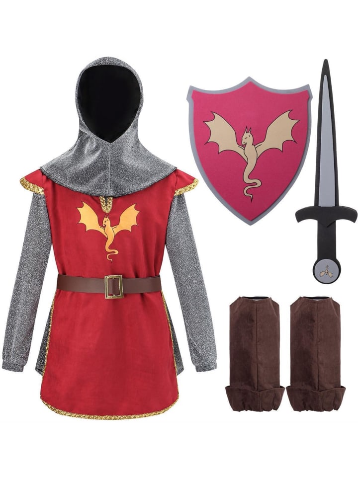 Corimori Kostüm „Ritter“ in Rot günstig kaufen