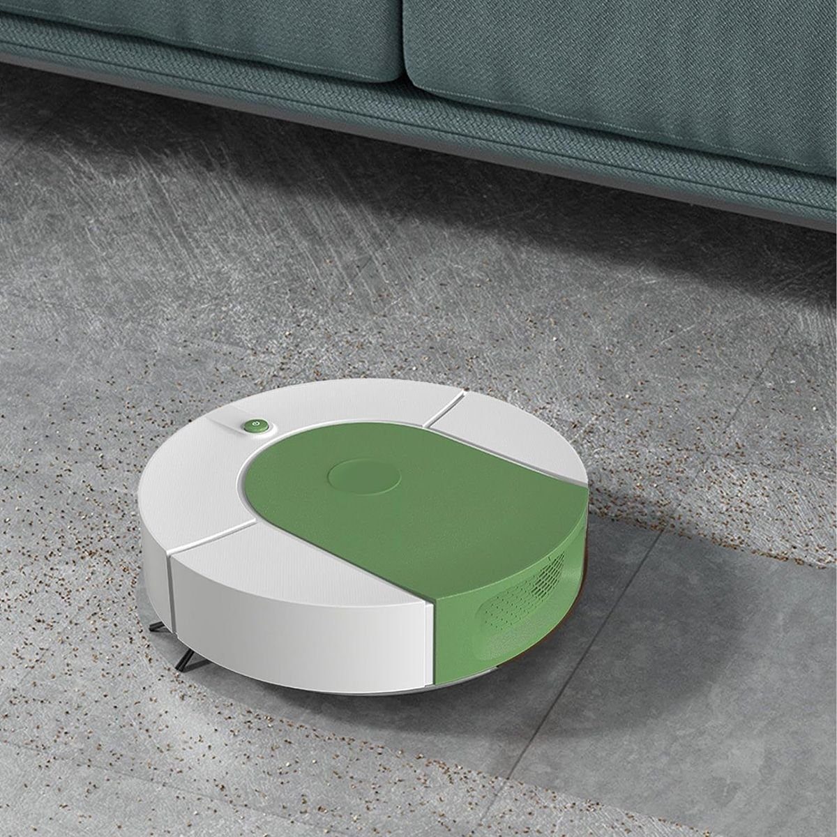 Yoyaxi Wischroboter Intelligenter Kehrroboter, USB-aufladbar, für automatisches Wischen, Automatischer Betrieb, starke Saugkraft, langlebiger Akku