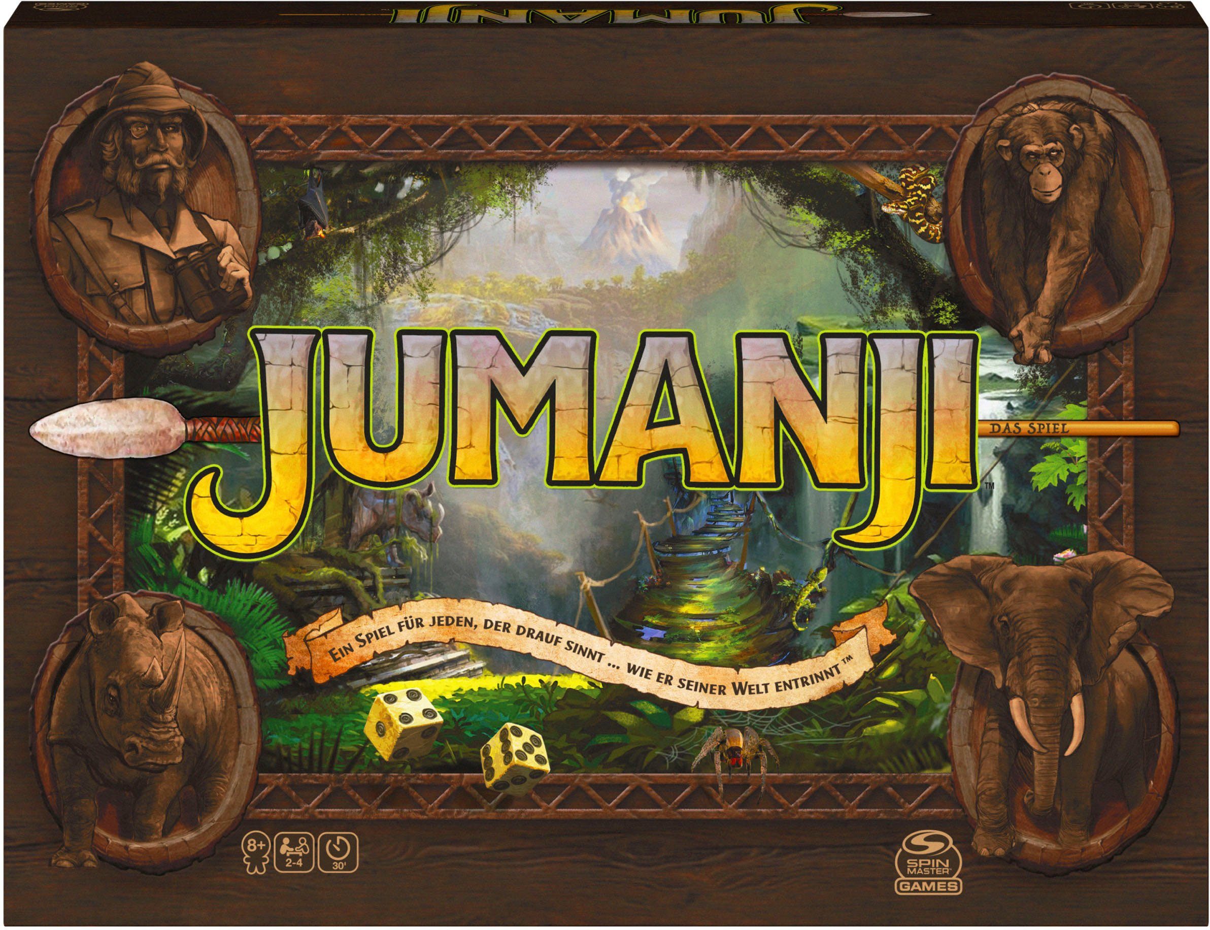Spin Master Spiel, Familienspiel Spin Master Games, Jumanji