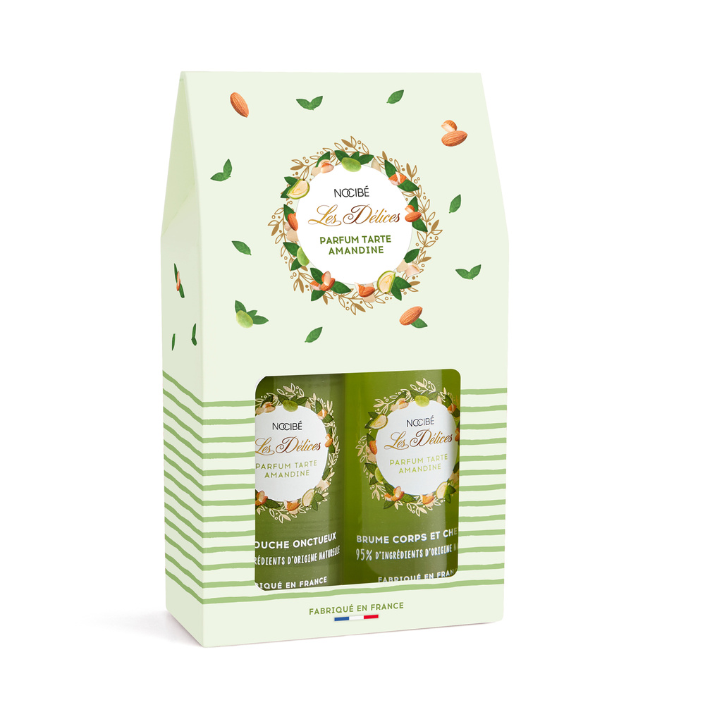 Nocibé Les Délices - Tarte Amandine Coffret Gel Douche & Brume