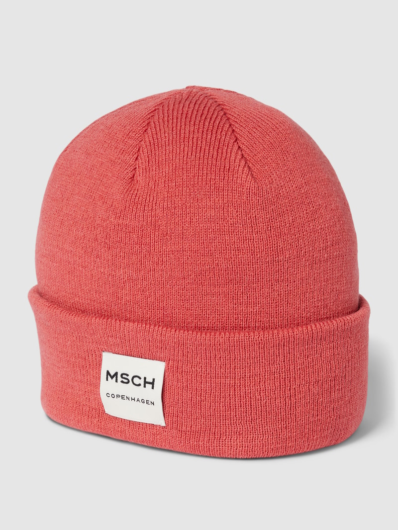 Beanie aus Woll-Mix Modell 'MOJO' in hellrot