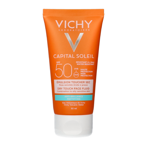 Vichy Capital Soleil -voide, mattapintainen, kuivakosteuttava kasvovoide SPF 50 50 ml