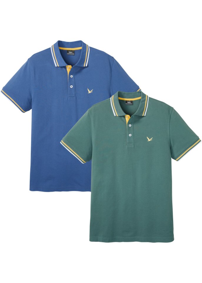 Poloshirt, Kurzarm (2er Pack)