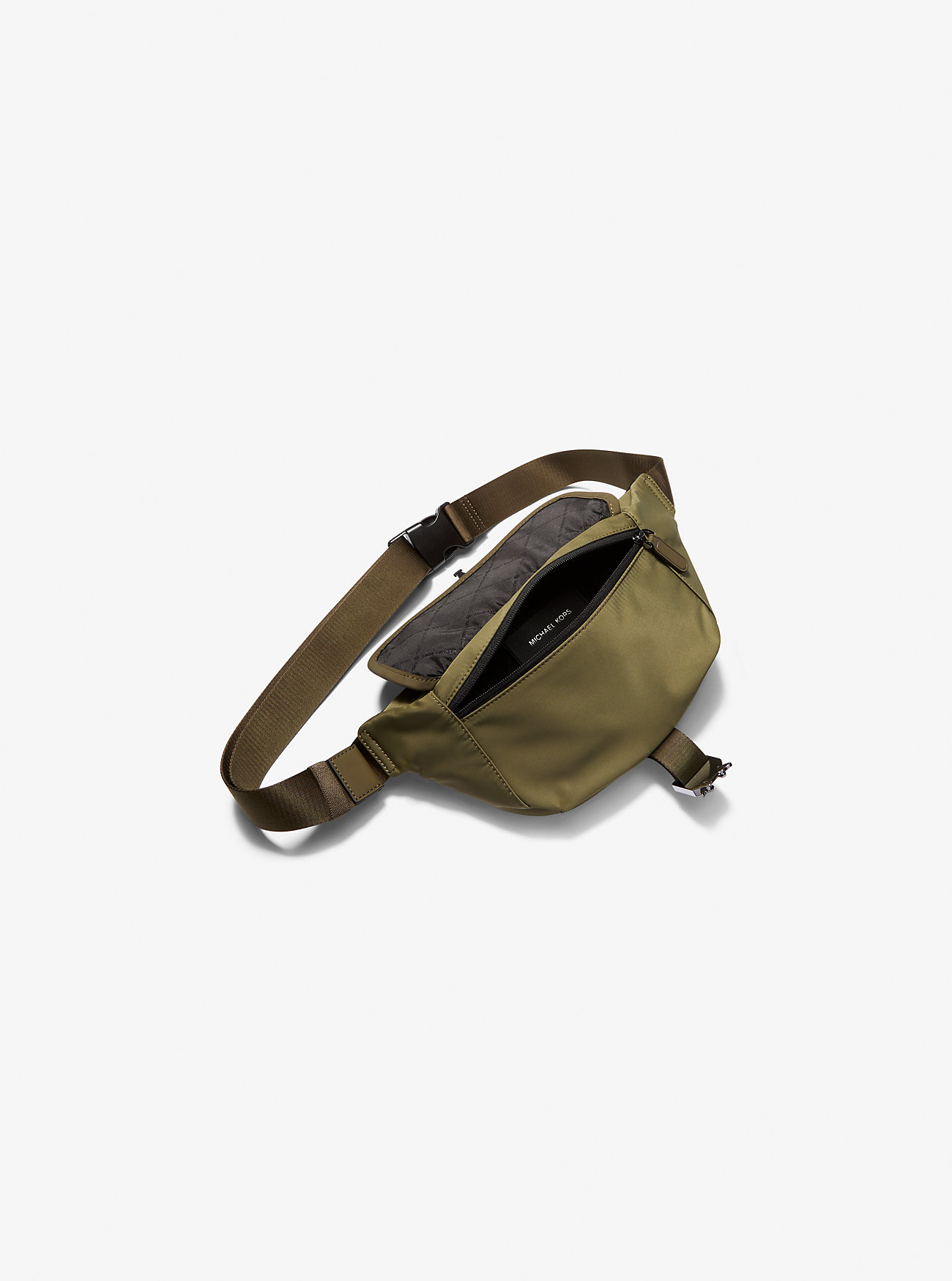 Eli Nylon Aviator Sling Bag - SAFARI GREEN