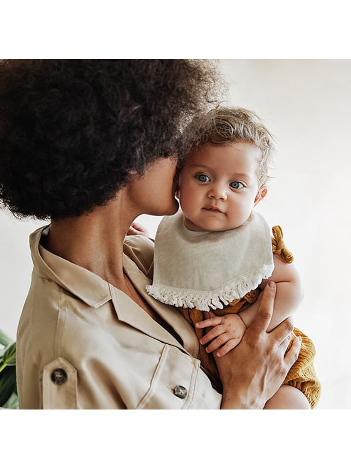 Elodie Details Lätzchen DryBib - Lilly White in Weiß ab 0 Monate günstig kaufen onesize