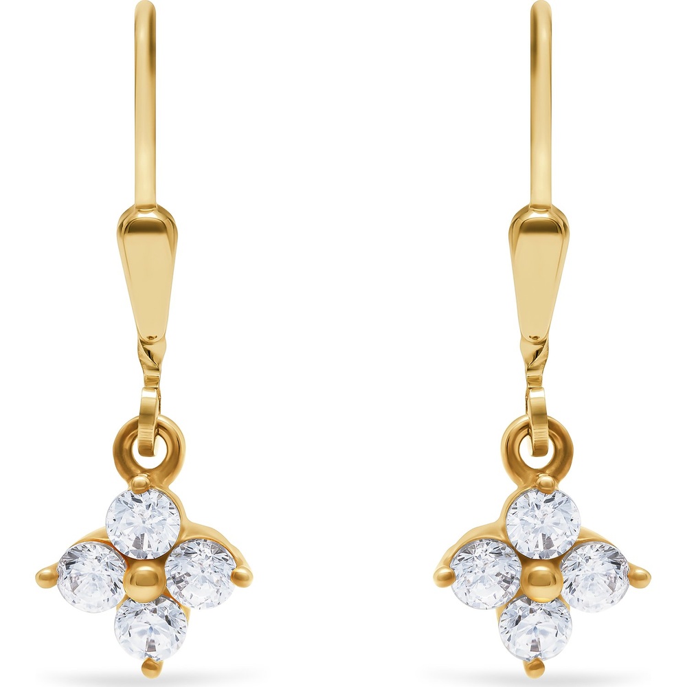 FAVS Boucles d'oreilles 375 Or jaune Boucles d'oreilles